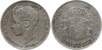 Spanien, Königreich 1 Peseta Alfonso XIII., 1886 - 1941 -