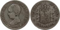 Spanien, Königreich 1 Peseta Alfonso XIII., 1886 - 1941 -