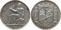 Spanien, Republik 1 Peseta -