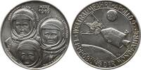 Luft- und Raumfahrt Feinslibermedaille (1000) Bayr. Hauptmünzamt, Apollo 9, erste Erprobung des Mondlandegefährts -