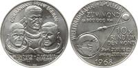 Luft- und Raumfahrt Feinslibermedaille (1000) Bayr. Hauptmünzamt, Apollo 8, erste bemannte Mondumkreisung -