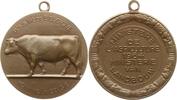 Belgien, Königreich Tragbare Bronzemedaille v. Raymond de Meester de Betzenbroeck, Landwirtschaftliche Preismedaille -
