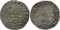 Schleswig-Holstein-Gottorp 1/16 Taler (Doppelschilling) Johann Adolf, 1590 - 1616, Jahreszahl auf 15 Uhr -