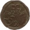 Schweiz - Bistum Chur Einseitiger 2 Pfennig Joseph Benedikt von Rost, 1728 - 1754, Abschlag in Cu, zeitgen. Fälschung? -