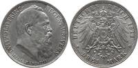 Kaiserreich Deutschland, Königreich Bayern 3 Mark Luitpold, Prinzregent, 1886 - 1912 -