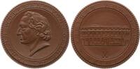 Weimar, Stadt Porzellanmedaille Porzellanmanufaktur Meissen, Goethes Wohnhaus in Weimar -