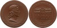 Weimar, Stadt Porzellanmedaille Porzellanmanufaktur Meissen, Schillers Wohnhaus in Weimar -