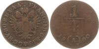 RDR, Haus Habsburg 1/4 Kreuzer Franz II., 1792 - 1806, Wien -