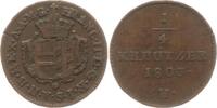 RDR, Haus Habsburg 1/4 Kreuzer Franz II., 1792 - 1806, Günzburg -