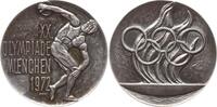 Deutschland, Stadt München Silbermedaille (900) auf die XX Olympischen Spiele, Diskuswerfer -