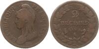 Frankreich, Directoire 2 Decimes Paris -