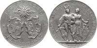 Schweiz - Genf Zinnmedaille Schützenmedaille, v. Durussel, auf das Eidgenössische Schützenfest in Genf -
