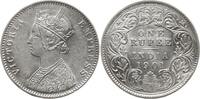 Indien 1 Rupie Victoria, 1837 - 1901, Calcutta -
