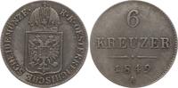 Österreich, Kaiserreich 6 Kreuzer Franz Joseph I., 1848 - 1916 -