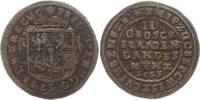 2 Groschen 1653 Brandenburg-Preußen Friedrich Wilhelm, 1640 - 1688, Berlin Sehr schön, dunkle Patina