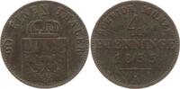 Preußen, Königreich 4 Pfennig Friedrich Wilhelm IV., 1840 - 1861 -