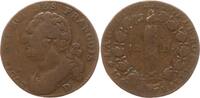 Frankreich, Constitution 12 Deniers Lyon, Bronze -