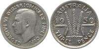 Australien 3 Pence George VI., 1936 - 1952 -