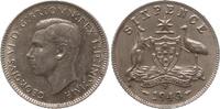 Australien 6 Pence George VI., 1936 - 1952 -