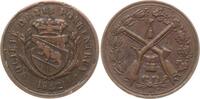 Schweiz, Kanton Jura, Porrentruy Kleine Bronzemedaille Schützengesellschaft Pruntut / Porrentruy con 1842 -