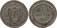 Schweiz - Nidwalden, Kanton 1/2 Batzen -