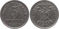 Kaiserreich Deutschland 5 Pfennig Eisen -