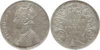 Indien 1 Rupie Victoria, 1837 - 1901, Bombay, Type A bust, Type II Reverse -