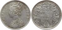Indien 1 Rupie Victoria, 1837 - 1901, Bombay, Type A / II / 0 / 7 -