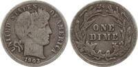 USA Barber Dime Philadelphia -