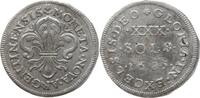 XXX (30) Sols de Strasbourg 1685 Frankreich, Königreich Ludwig XIV., 1643 - 1715, Straßburg Selten, sehr schön - vorzüglich, min. justiert