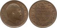 Indien 1/4 Anna Edward VII., 1901 - 1910 -