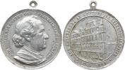 Frankfurt, Stadt Tragbare Aluminiummedaille Johann Wolfgang von Goethe, v. Jörgum u. Trefz, auf seinen 150. Geburtstag -