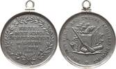 Sachsen-Coburg-Gotha, Herzogtum Tragbare Zinnmedaille auf das 1. Deutsche Schützenfest in Gotha -