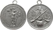 Mühlheim am Rhein, Stadt Tragbare Zinnmedaille a.d. 450-jährige Jubelfest der St. Sebastianus Schützengesellschaft, 1435 - 1885 -