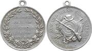 Sachsen-Anhalt, Stadt Genthin Tragbare Aluminiummedaille auf das 200-jährige Jubiläum der Schützengilde Genthin, 1706 - 1906 -