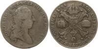 RDR, Haus Habsburg Kronentaler, zeitgen. Fälschung Joseph II., 1765 - 1790, Kremnitz - zeitgenössische Fälschung -