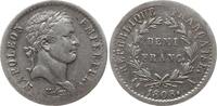 Frankreich, Kaiserreich 1/2 Franc Napoleon I., 1804 - 1814, 1815, Paris -