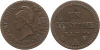 Frankreich 1 Centime Directoire, 1795 - 1799, Paris -