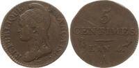 Frankreich, Directoire 5 Centimes Paris -