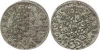 Bayern, Kurfürstentum 3 Kreuzer (Groschen) Maximilian II. Emanuel, 1679 - 1726 -