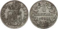 Bayern, Königreich 6 Kreuzer Maximilian II., 1848 - 1864 -