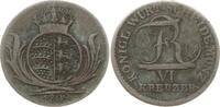 Württemberg, Königreich 6 Kreuzer Friedrich I., 1806 - 1816 -