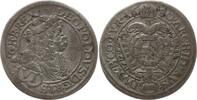 RDR, Haus Habsburg 6 Kreuzer Leopold I., 1657 - 1705, Wien -