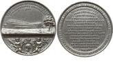 Großbritannien, Königreich, London, Stadt Zinnmedaille Victoria, 1837-1901, v. Allen & Moore, auf die Weltausstellung -