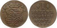 Hanau-Münzenberg, Grafschaft 1 Heller Wilhelm IX., von Hessen-Kassel, 1760 - 1785, Hanau -
