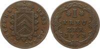 Hanau-Münzenberg, Grafschaft 1 Cu Kreuzer Wilhelm IX., von Hessen-Kassel, 1760 - 1785, Hanau -