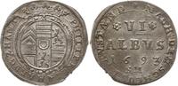Hanau - Gesamthaus, Grafschaft 6 Albus Philipp Reinhard, 1685 - 1712, Rosetten neben VI, oben Stern -