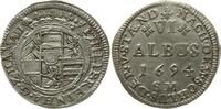 Hanau - Gesamthaus, Grafschaft 6 Albus Philipp Reinhard, 1685 - 1712, Kreuzrosetten neben VI und oben -