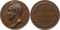 Frankreich, Königreich Bronzemedaille Louis Philippe I., 1830 - 1848, v. Gayrard, Verkündung der Verfassungscharta -