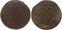 Russland 5 Kopeken Katharina II., 1762 - 1796, Suzun, Eagle of new design -